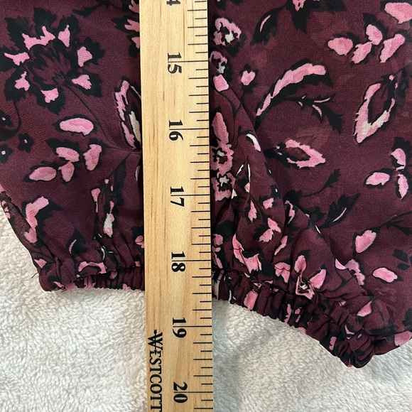 BEACH LUNCH LOUNGE Khaleesi Dress Womens Plus Size XXL Maroon Midi Boho Burgundy - Picture 16 of 17